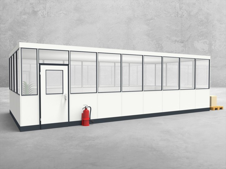 Hallenbüro 4-seitig 8,50 x 4,00 m 34 m² (HB4-8540) Hallenbüro 4-seitig 8,50 x 4,00 m 34 m² (HB4-8540)