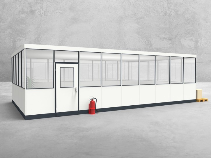 Hallenbüro 4-seitig 9,00 x 5,00 m 45 m² (HB4-9050) Hallenbüro 4-seitig 9,00 x 5,00 m 45 m² (HB4-9050)