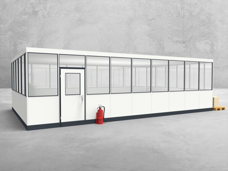 Hallenbüro 4-seitig 9,00 x 5,50 m 49,5 m² (HB4-9055) Hallenbüro 4-seitig 9,00 x 5,50 m 49,5 m² (HB4-9055)