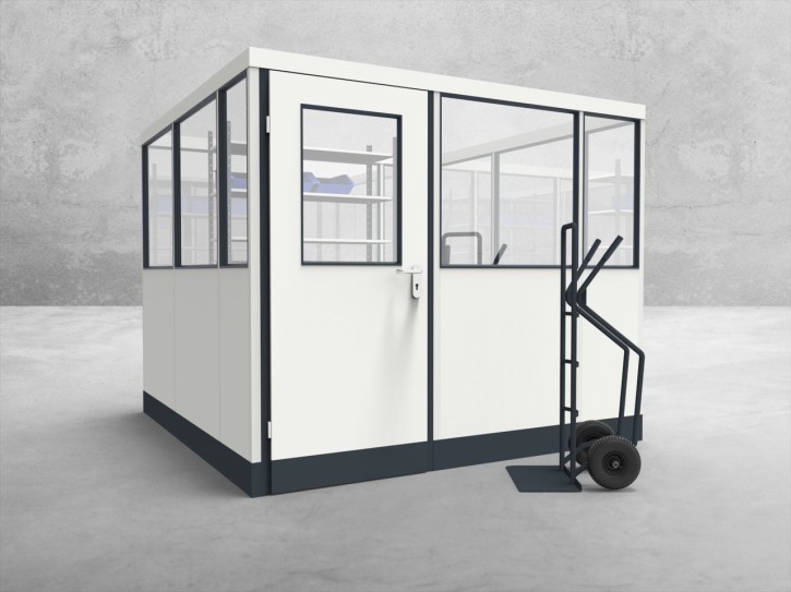 Stellwand 4-seitig 2,50 x 2,50 m 6,25 m² (SW4-2525)