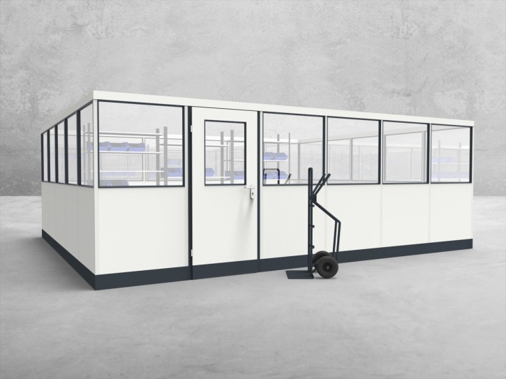 Stellwand 4-seitig 6,00 x 5,00 m 30 m² (SW4-6050) Stellwand 4-seitig 6,00 x 5,00 m 30 m² (SW4-6050)