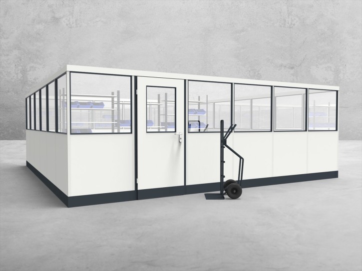 Stellwand 4-seitig 6,00 x 6,00 m 36 m² (SW4-6060) Stellwand 4-seitig 6,00 x 6,00 m 36 m² (SW4-6060)