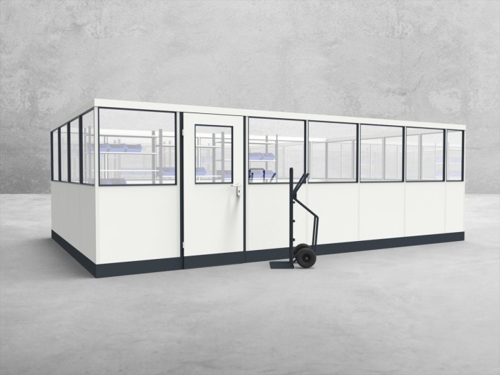 Stellwand 4-seitig 6,50 x 4,00 m 26 m² (SW4-6540) Stellwand 4-seitig 6,50 x 4,00 m 26 m² (SW4-6540)