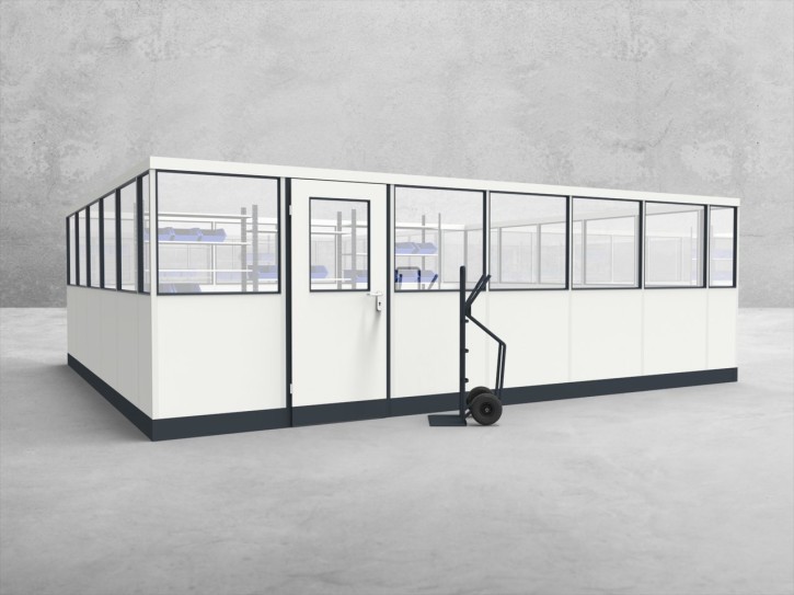 Stellwand 4-seitig 6,50 x 5,50 m 35,75 m² (SW4-6555) Stellwand 4-seitig 6,50 x 5,50 m 35,75 m² (SW4-6555)