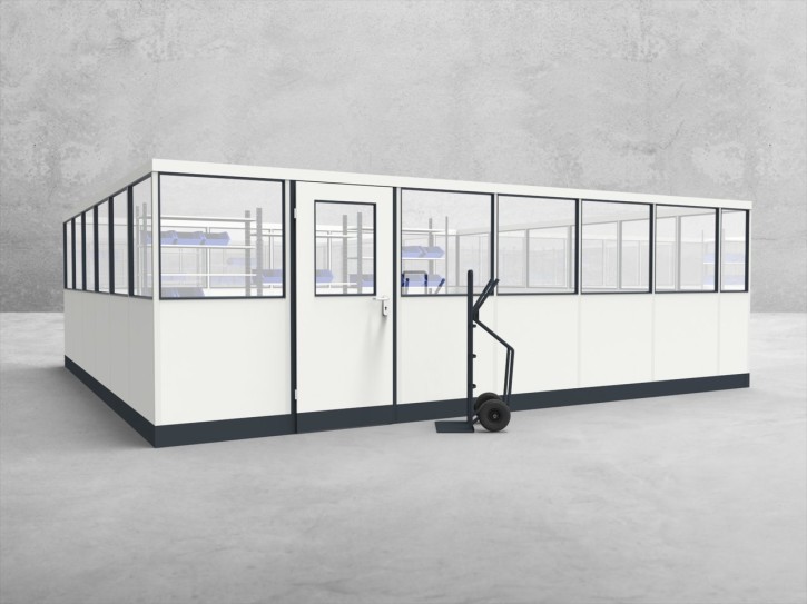 Stellwand 4-seitig 6,50 x 6,00 m 39 m² (SW4-6560) Stellwand 4-seitig 6,50 x 6,00 m 39 m² (SW4-6560)