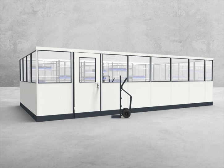 Stellwand 4-seitig 7,50 x 4,00 m 30 m² (SW4-7540) Stellwand 4-seitig 7,50 x 4,00 m 30 m² (SW4-7540)