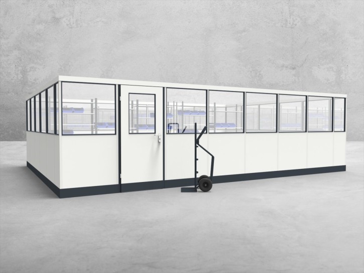 Stellwand 4-seitig 7,50 x 5,50 m 41,25 m² (SW4-7555)