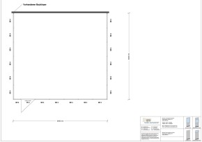 Hallenbüro 3-seitig 6,50 x 6,00 m 39 m² (HB3-6560)