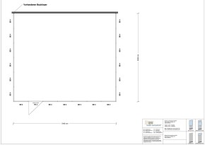 Hallenbüro 3-seitig 7,00 x 6,00 m 42 m² (HB3-7060)