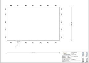 Hallenbüro 4-seitig 7,00 x 4,50 m 31,5 m² (HB4-7045)