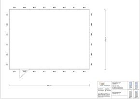 Hallenbüro 4-seitig 8,00 x 6,00 m 48 m² (HB4-8060)