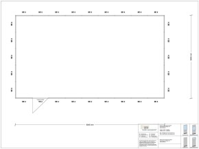 Hallenbüro 4-seitig 9,00 x 5,00 m 45 m² (HB4-9050)
