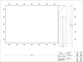 Hallenbüro als Doppelstock 4-seitig 7,00 x 5,00 m 35 m² (HD4-7050)