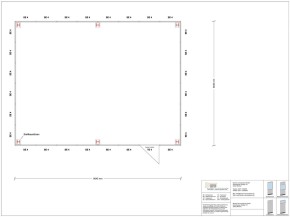 Hallenbüro als Doppelstock 4-seitig 8,00 x 6,00 m 48 m² (HD4-8060)