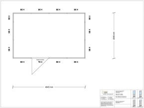 Stellwand 4-seitig 4,00 x 2,50 m 10 m² (SW4-4025)