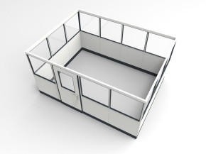 Stellwand 4-seitig 4,00 x 3,00 m 12 m² (SW4-4030)