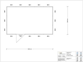 Stellwand 4-seitig 5,00 x 3,00 m 15 m² (SW4-5030)