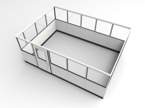 Stellwand 4-seitig 5,00 x 3,50 m 17,5 m² (SW4-5035)