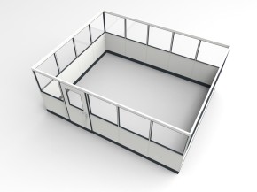 Stellwand 4-seitig 5,00 x 4,00 m 20 m² (SW4-5040)