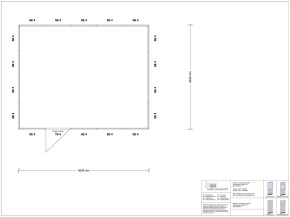 Stellwand 4-seitig 5,00 x 4,00 m 20 m² (SW4-5040)