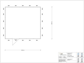 Stellwand 4-seitig 5,00 x 4,50 m 22,5 m² (SW4-5045)