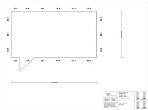 Stellwand 4-seitig 5,50 x 3,00 m 16,5 m² (SW4-5530)
