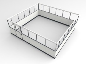 Stellwand 4-seitig 6,00 x 5,50 m 33 m² (SW4-6055)