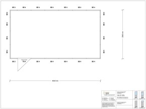 Stellwand 4-seitig 6,50 x 3,50 m 22,75 m² (SW4-6535)