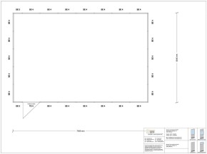 Stellwand 4-seitig 7,50 x 5,00 m 37,5 m² (SW4-7550)