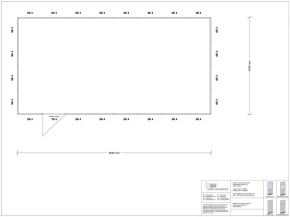 Stellwand 4-seitig 8,00 x 4,00 m 32 m² (SW4-8040)