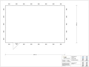 Stellwand 4-seitig 8,00 x 5,00 m 40 m² (SW4-8050)